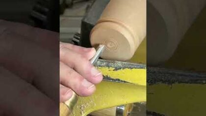 Satisfying Woodturning Flower Pattern #woodworking #shorts — YouTube video thumbnail
