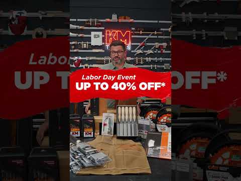 The Best Labor Day Woodworking Event is Here! 🪵🔥 #woodworking #sale #kmtools — YouTube video thumbnail