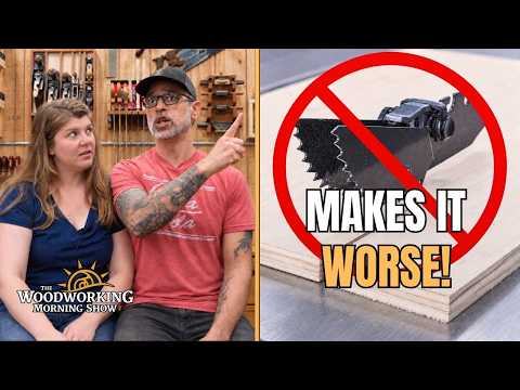 Why I remove this safety device | Woodworking Morning Show — YouTube video thumbnail