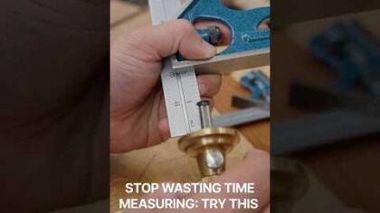 The Only Measuring Tool You Actually Need #woodworking #shorts #diy — YouTube video thumbnail