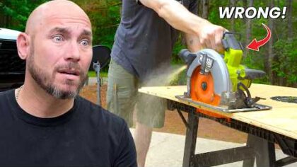 NEVER Use Woodworking Tools Like This (most beginners do) — YouTube video thumbnail