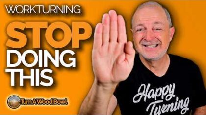 STOP Doing THIS—Woodturning Video — YouTube video thumbnail