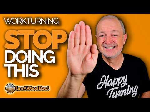 STOP Doing THIS—Woodturning Video — YouTube video thumbnail