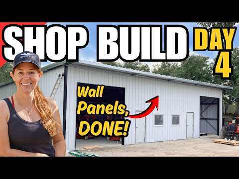Shop Built from a Kit – Siding Done in a Day — YouTube video thumbnail