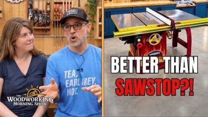 My Old Table Saw Is Better Than My SawStop… Except for One Thing | Woodworking Morning Show — YouTube video thumbnail