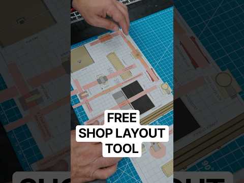 How to design the perfect shop layout for free #woodworking #shopsetup #diy — YouTube video thumbnail