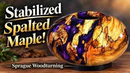 Woodturning – From Rotten Wood to Fantastic Hollow Form!! — YouTube video thumbnail